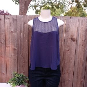 BSK Bershka Sleeveless Crop Blouse Size Large